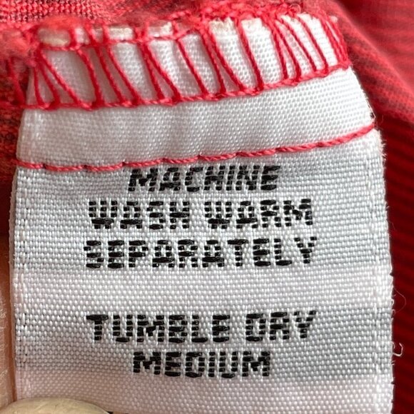 CUT LOOSE NEW Stretch Border Ankle Crop Pants Red Coral Mini Corduroy Size Med - Picture 11 of 14